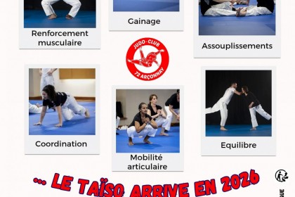 Nouveau TAISO  À PARTIR DU 7 JANVIER 2026