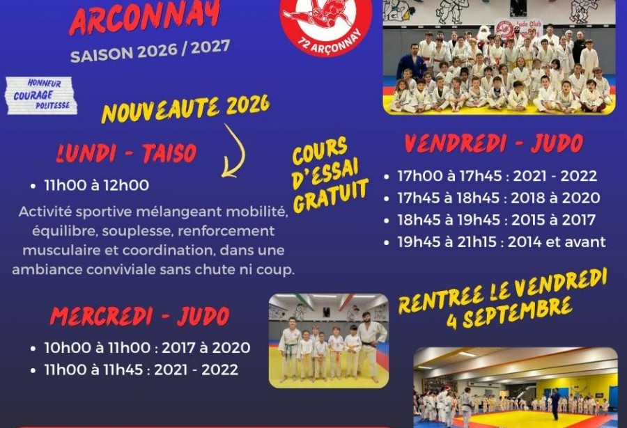 C'est la Rentrée au Judo