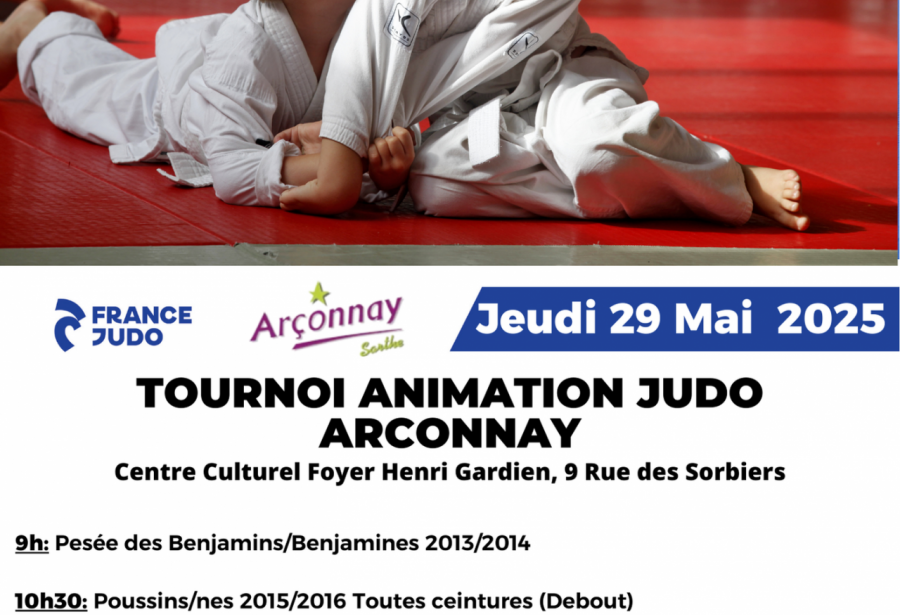 Tournoi Animation Arçonnay Jeudi 29 MAI 2025